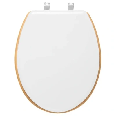 Image de Five Abattant WC en Bois Blanc et Naturel