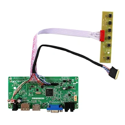 Image de VSDISPLAY Carte de contrôle HDMI VGA DP LVDs pour 7&quot; 10&quot; 1280x800 40pin N070ICG LD1 B101EW05 LP101WX1 HSD101PWW1 N101ICG L21 PO101WX01 Écran LCD