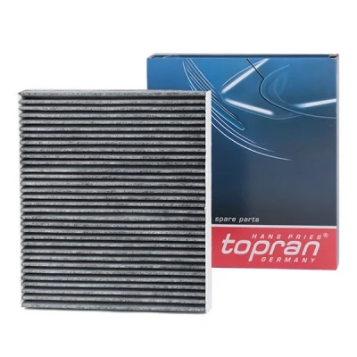 Image de TOPRAN 109 520 Filtre d&#039;habitacle à charbon actif, Cartouche filtrante, avec action absorbant les odeurs 247 216 32 rectangulaire