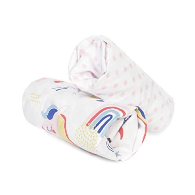 Image de FlyIdeas Draps Housse 60x120 Alese Lit Bebe, Lot 2 Ajustables Alèse Protégé Matelas Linge en Pure et Doux Coton Certifiè pour Lit, Berceau &amp; 120x60 cm