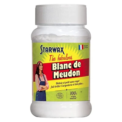 Image de STARWAX FABULOUS Blanc de Meudon, Idéal pour Nettoyer l&#039;Argenterie, Non Concerné, 480g