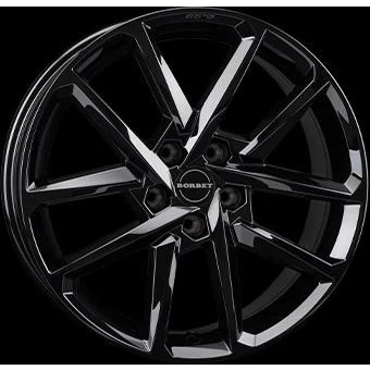 Image de BORBET 5Trou 18Pouce 108mm Jante alu N noir brillant 497770