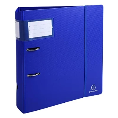 Image de Exacompta Réf. 53463E 1 Classeur à levier A4 maxi Campus Light Dos de 80 mm Mécanique 70 Dimensions extérieures : 32 x 31 8 cm Format classer 2 couleurs assorties