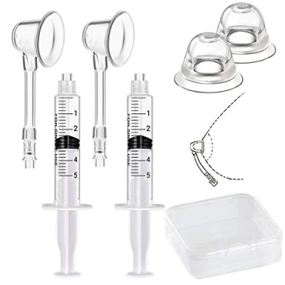 Image de Gipizi Niplette 2 sets Aspirateur de Mamelon Correcteur Ventouses et Extracteurs tétons Inversés Pour Plats