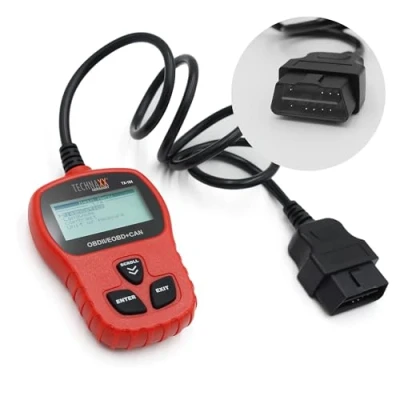 Image de Technaxx Lecteur de Code OBD II TX 184 Outil Diagnostic Automobile Multilingue avec Récupération VIN/CIN/CVN, Lecture &amp; Effacement des Codes d&#039;Erreur, Compatibilité Véhicules 1996+