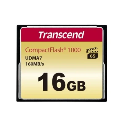Image de Transcend CompactFlash Card 1000x 16GB 16 Go MLC Neuf