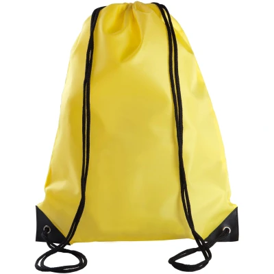 Image de SAC À DOS AVEC CORDELETTES Jaune, One Size