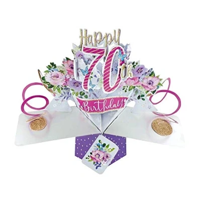 Image de Second Nature Carte de vœux pop up 3D pour 70e anniversaire
