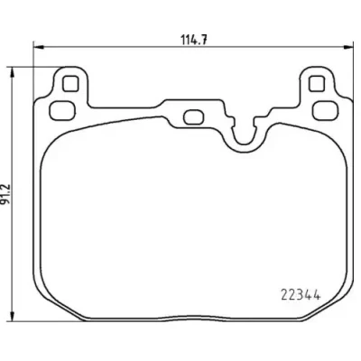 Image de VAICO V20 3131 Jeu de plaquettes frein Q+, Première Monte Essieu avant préparé pour indicateur d&#039;usure MINI: 3/5 portes, Clubman, Countryman