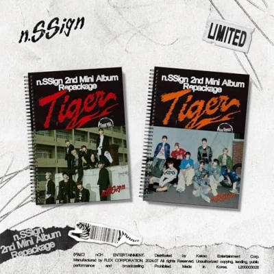 Image de n.SSign &#039;Tigre&#039; (Version Tigre. / Nouvelle version saveur.) 2e Mini Album Repackage + Cadeau Gratuit Random ver