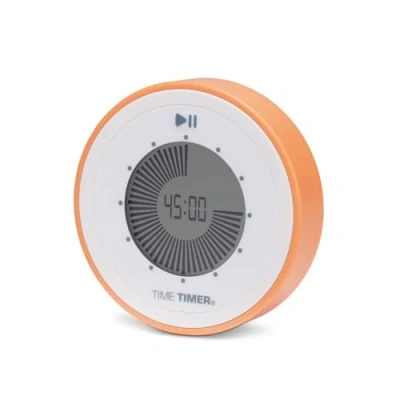 Image de Time Timer Twist Horloge numérique de 90 Min pour Apprendre en Classe Enfants, Outil d&#039;apprentissage à l&#039;école Domicile, Bureau, Exercices et Cuisine (Dreamsicle Orange)