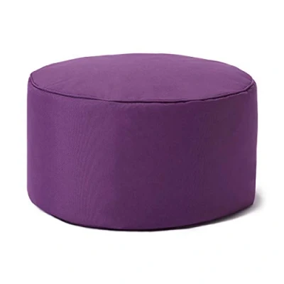 Image de Lumaland Pouf (50 L) compact avec fonction 3 en 1 : tabouret confortable, table pratique et élégant pour l&#039;intérieur l&#039;extérieur I rembourrage flexible polystyrène expansé