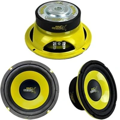 Image de Couple DE Haut Parleur OU DIFFUSEURS WOOFER PYLE PLG64 PLG 64 16,50 CM 165 MM 6,5&quot; 300 Watt RMS ET 600 Max avec IMPÉDANCE 4 OHM pour Portes PORTIER PRÉDISPOSITION Voiture