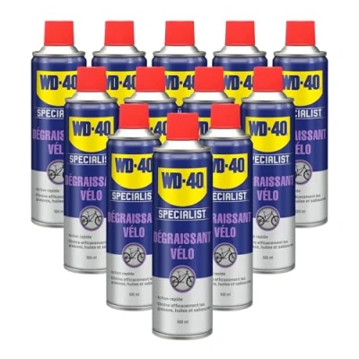 Image de WD 40 Specialist, Dégraissant Vélo, Carton de 12 Aérosols 500 ml