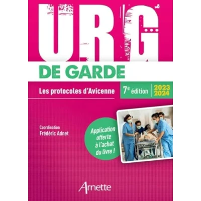 Image de URG&#039; de Garde 2023 2024 Les protocoles d&#039;Avicenne (7e édition) (Broché)