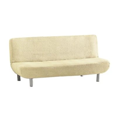 Image de Eysa Aquiles Élastique Clic Clac Housse de Canapé 3 Places , Polyester Coton, Écru, 37x29x9 cm