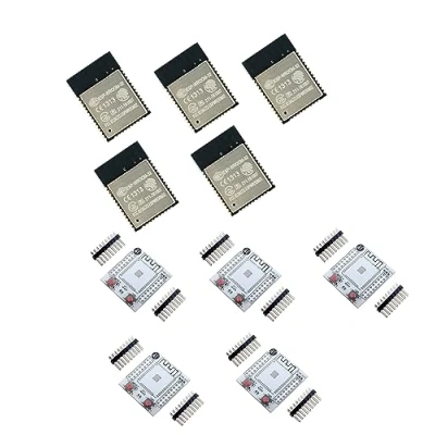 Image de TECNOULAB 5 pièces ESP WROOM 32 ESP32 32S Bluetooth et WiFi Dual Core CPU Doit + Carte Adaptateur