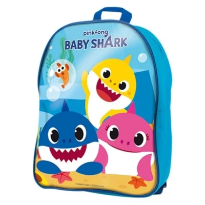 Image de Lisciani Jeux 1er âge Baby Shark Sac à dos avec Blocks Constructions 36 PCS Jeu éducatif pour enfants partir de 2 ans 83770