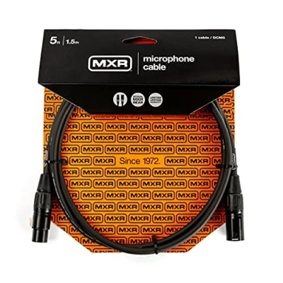 Image de JIM DUNLOP MXR Câble de Microphone, 5 pieds 1,5 m, XLR (DCM5)
