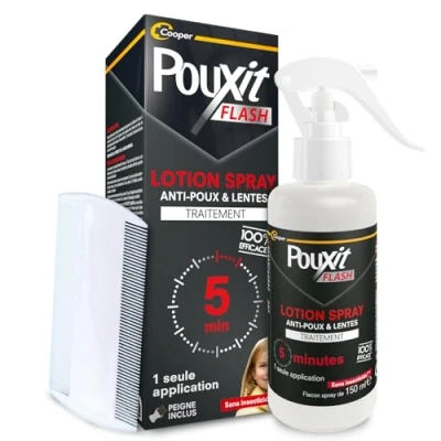 Image de PouXit Flash Traitement Antipoux &amp; Lentes Spray