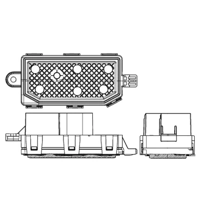 Image de MAHLE ORIGINAL ABR 77 000P Régulateur, pulseur d&#039;air habitacle 12 VOLVO: V40 3/5 portes