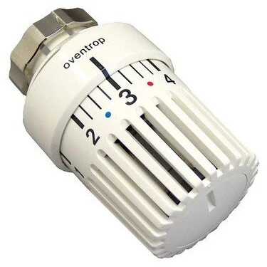 Image de Oventrop Uni LDVL Thermostat avec connexion de serrage Convient pour Danfoss série RAVL Blanc