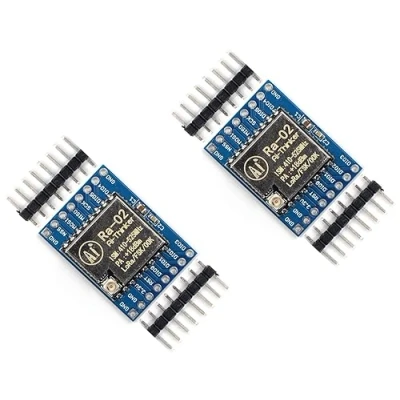 Image de TECNOULAB 2 pièces Prise de Transmission sans Fil SX1278 Lora 433MHz Ra 02 Ra02 Spectre étalé