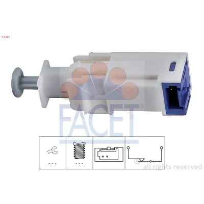 Image de FACET 7.1241 Commande, embrayage (GRA) Made in Italy OE Equivalent FIAT: Punto III 3/5 portes, Fiorino Van / Break
