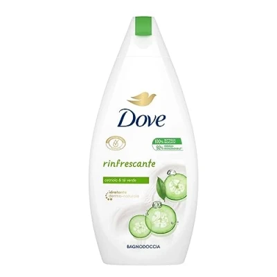 Image de Dove Lot de 6 gels douche concombre et thé vert pour femme 450 ml