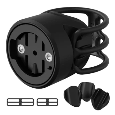 Image de TUSITA Support de Tige Selle Vélo Compatible avec Garmin Varia RTL510 RTL515 RVR315, Rearview Radar Ronde, en Forme D, Aero Compatibilité
