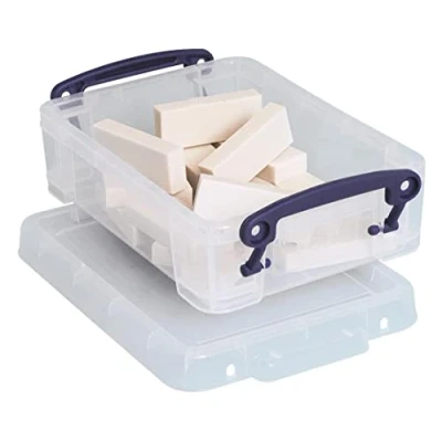 Image de Really Useful Boîte de rangement Claire 0.75 transparent
