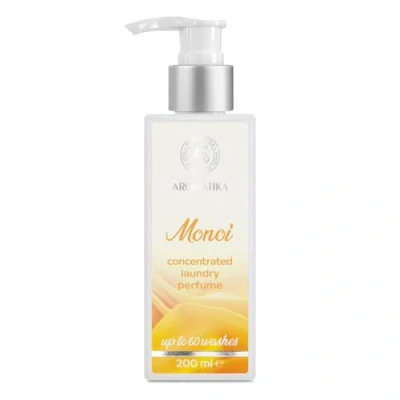 Image de Parfum de Linge Concentré Monoi 200ml Lessive Longue Durée Désodorisant pour le Machine à Laver Liquide
