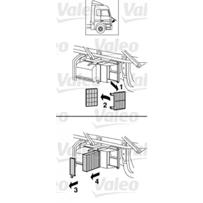 Image de VALEO 716039 Filtre d&#039;habitacle à particules 165 223 68 CLIMFILTER COMFORT SCANIA: P,G,R,T series