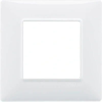 Image de Vimar 14642.01 Plana Plaque 2 modules, technopolymère, blanc