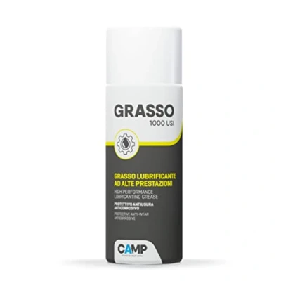 Image de Camp Graisse 1000 Usage, lubrifiante Au lithium Nlgi2 Polyvalente et Multi Usage A Haute Performance, Protège Contre la Rouille Corrosion, Aérosol 400ml