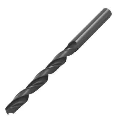Image de sourcingmap Foret hélicoïdal HSS Queue droite Diamètre 7,9 mm à pointe fendue acier rapide Noir