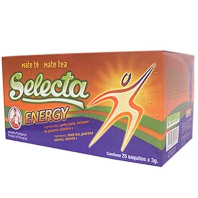 Image de Selecta Yerba Maté en Sachets Traditionnel: 0,075 kg +échantillon (40g) Boisson énergisante et tonique, riche vitamines antioxydants!Accélère le métabolisme.