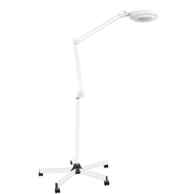 Image de Lampe loupe en verre Avec pied LED Bras pivotant éclairage 5 dioptries