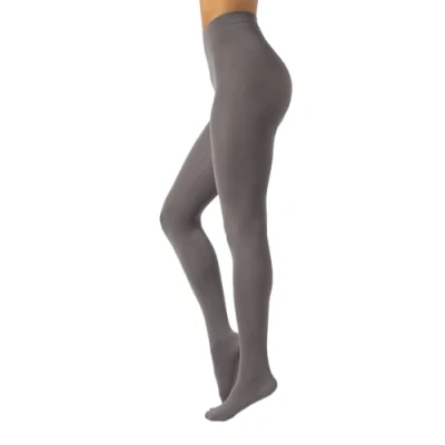 Image de CALZITALY Collants Opaque en Douce Microfibre de Couleur S, M, L, XL, XXL, 3XL, 4XL 80 DEN Fabriqué Italie (4XL, Gris)