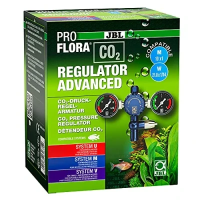 Image de JBL PROFLORA CO2 REGULATOR ADVANCED, Détendeur pour Systèmes de Fertilisation au CO2, avec 2 Manomètres.