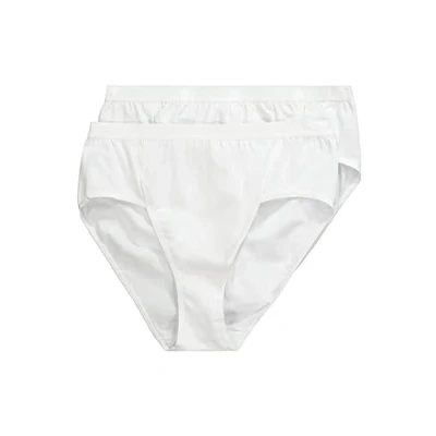 Image de Ulla Popken Jazz Pant 2er Pack Boxer, Blanc (Weiss 20), 48 50 Femme