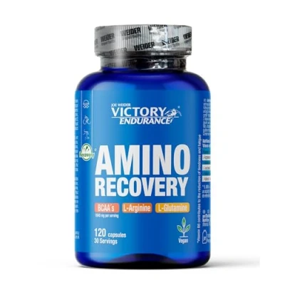 Image de Victory Endurance Amino Recovery (120 Gélules) Avec BCAA Arginine et L Glutamine Idéal pour la Récupération Musculaire après l&#039;exercice physique intense
