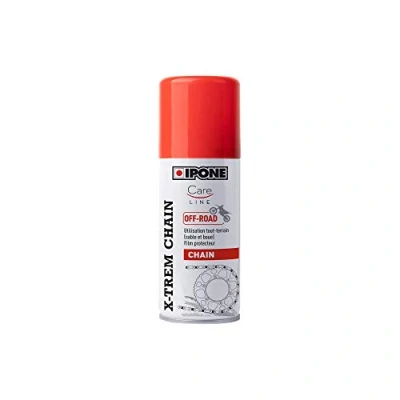 Image de IPONE Graisse de Chaîne pour Moto Tout Terrain X trem Chain Off Road Résiste aux conditions extrêmes en cross enduro Zéro projection Format pratique transportable 100 ml