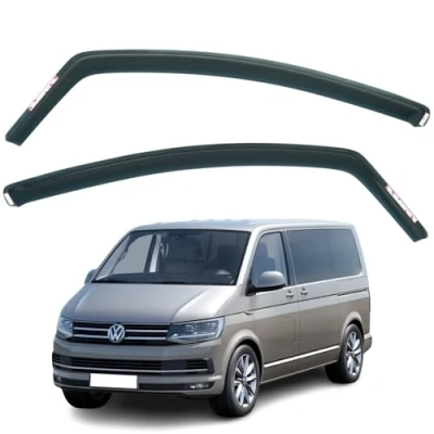 Image de Lot de 2 déflecteurs d&#039;air compatibles avec VW Transporter T5 T6 T6.1 2004 2005 2006 2007 2008 2009 2010 2011 2012 2013 2014 2015 2016 2017 2018. Modèles 2019 2020 2021 2022 2023 2024