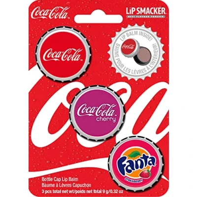 Image de Lip Smacker Coke Bottle CapLip Balm Trio