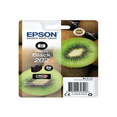 Image de Epson 202 4.1ml 400pages Photo noire cartouche d&#039;encre Cartouches (Epson, noire, Expression XP 6000, 6005, 4,1 ml, 400 pages)