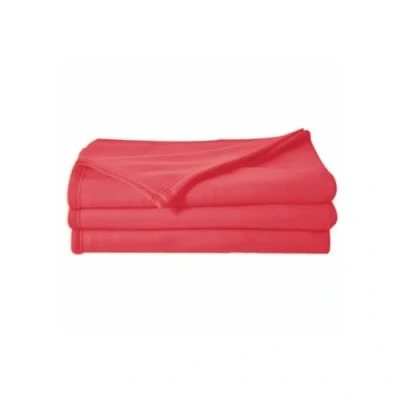 Image de Poyet Motte Autre Couverture Polaire, Polyester, Fraise, 240x220 cm