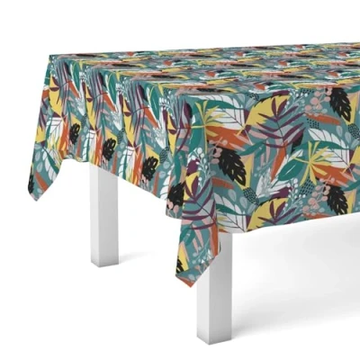 Image de Martina Home Navia Nappe en Toile Cirée Bleu 240 x 140 cm