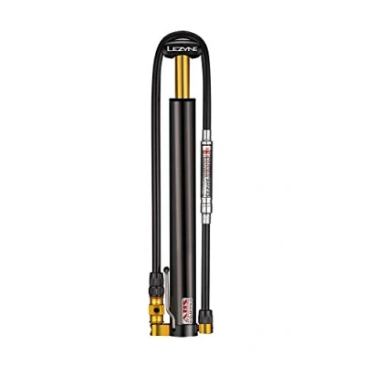 Image de Lezyne Micro Floor Drive hvg Pompe à Main Black/Hi Gloss