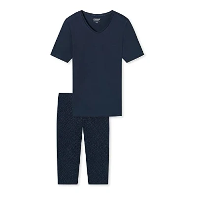 Image de Uncover BY Schiesser Schlafanzug SET Pyjama, Femme, Taille: 36, Dunkelblau